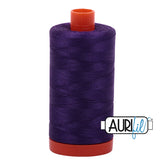 Aurifil Mako Cotton Thread Solid 50WT Cotton Single Spool 1422 yd Ideal for Machine Embroidery, Quilting and Sewing - Medium Purple